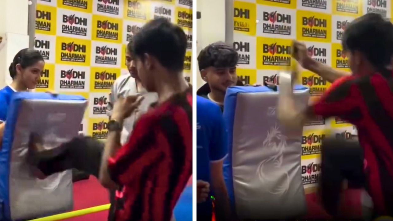 What this boy did during martial arts training in an Indian school is winning hearts online; many say it is great upbringing: Watch