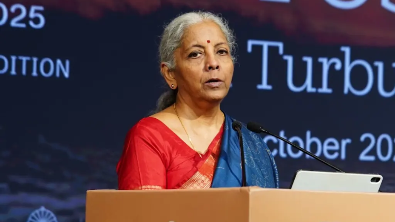 Rupee moves driven by global and domestic factors, FM Sitharaman says RBI steps in only to curb volatility