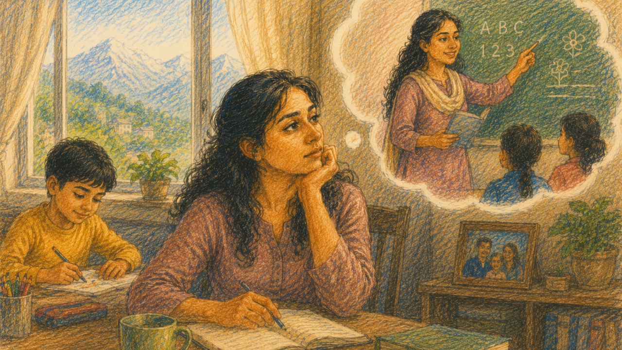 None of the mothers sounded regretful. They were content with wherever they were in life.