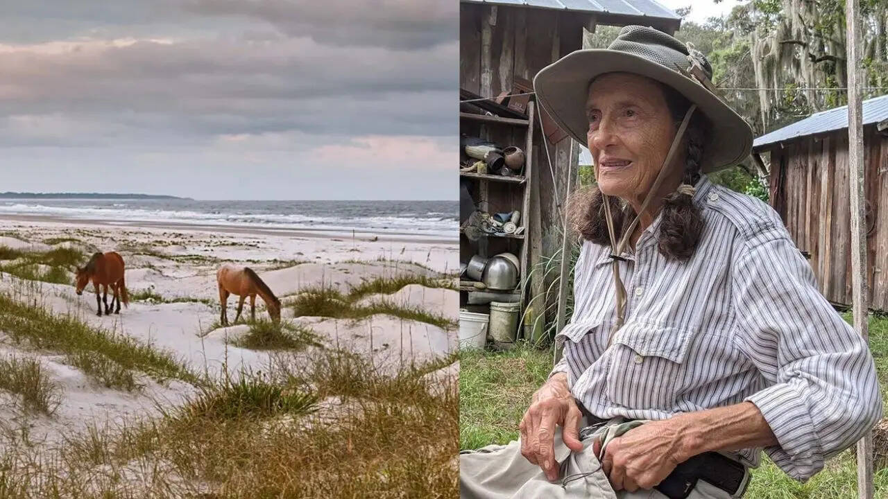 Meet Carol Ruckdeschel: The 84-year-old woman who chose to live alone on a wild island filled with snakes, horses and devoted life to nature