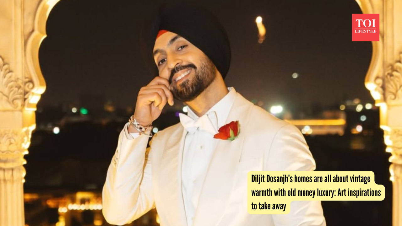 Diljit Dosanjh's homes are all about vintage warmth with old money luxury Art inspirations to take away