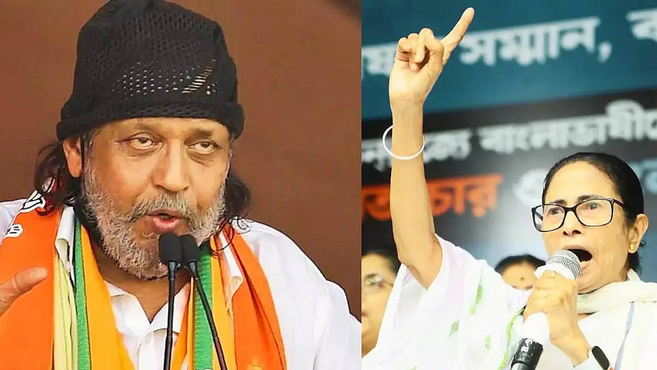 Mithun Chakraborty and Mamata Banerjee
