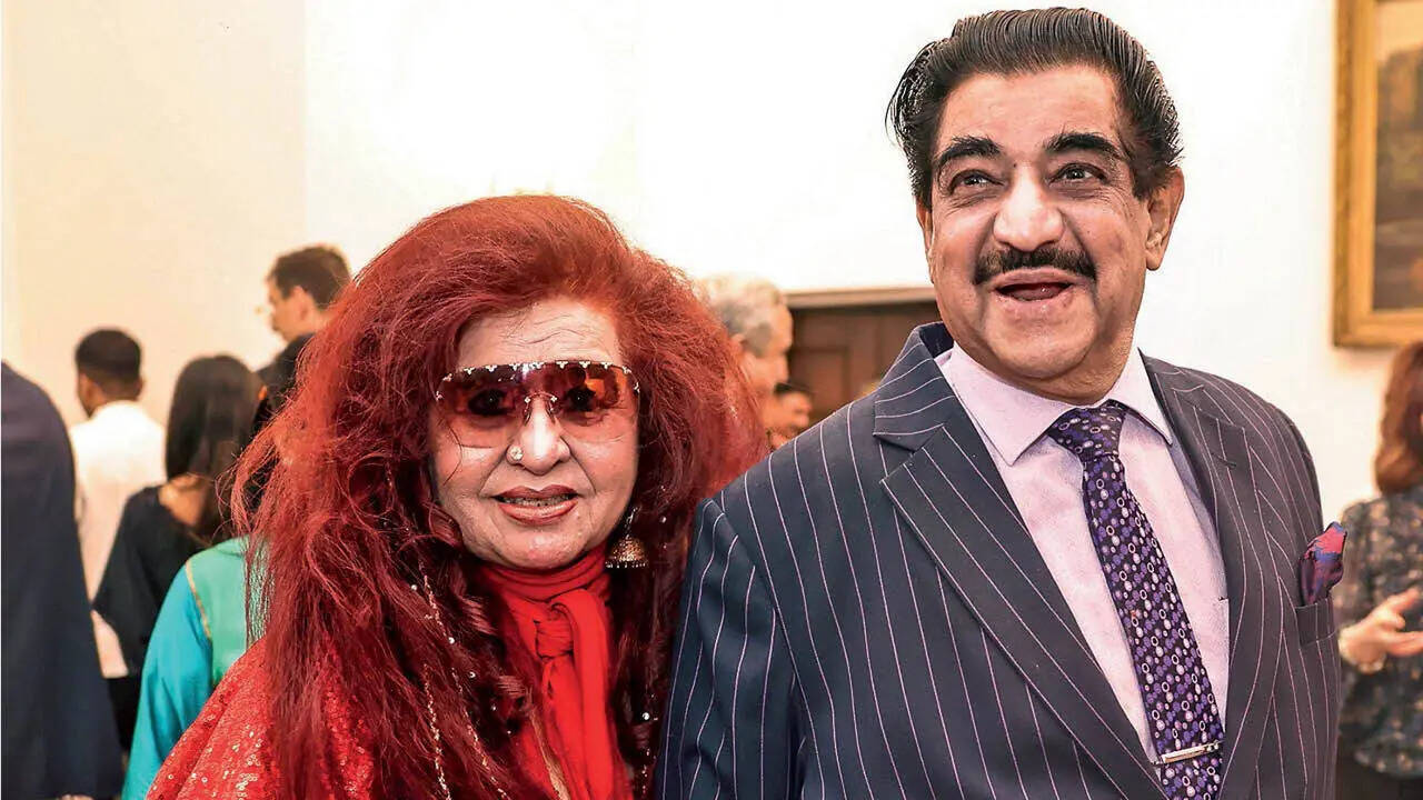 Shahnaz Husain and Raj Kumar Puri