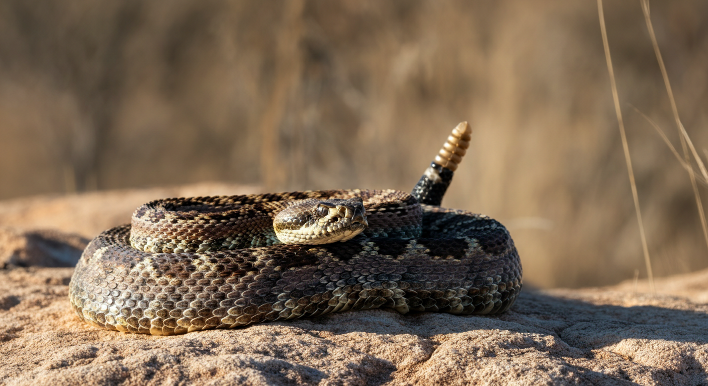 Central Texas's distinctive pit viper