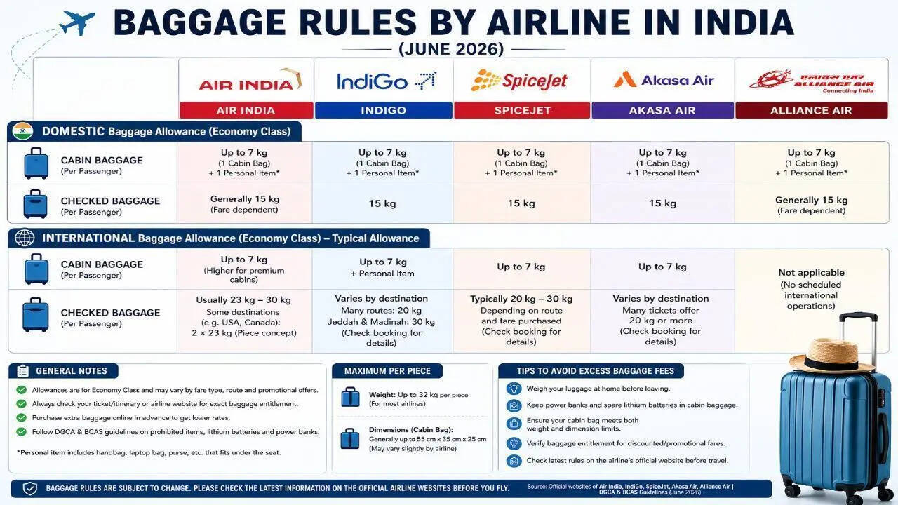 Baggage rules
