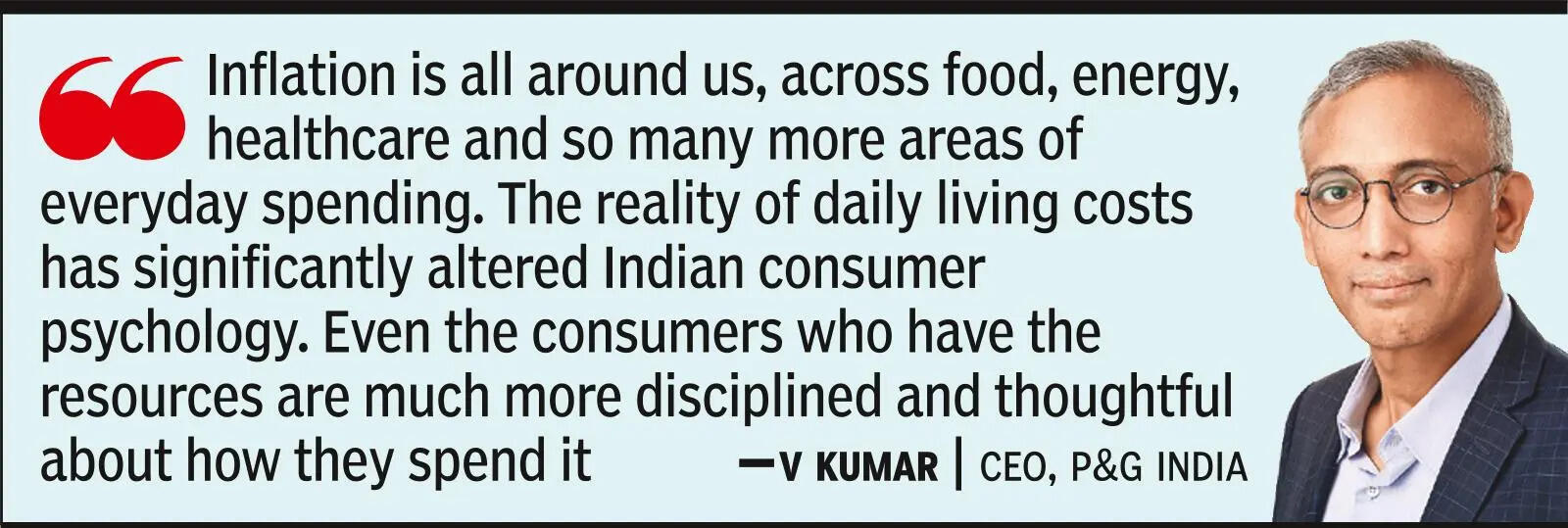 Inflation starting to take toll on consumers: P&G