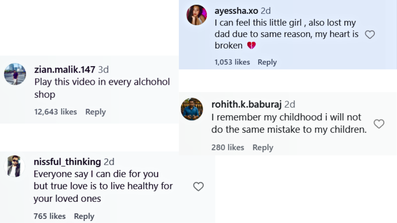 The video has gone viral and got thousands of comments.