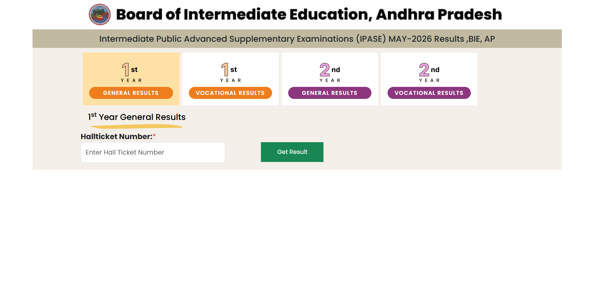 AP Inter supplementary result 2026 released at bie.ap.gov.in: Direct link to download scorecards here