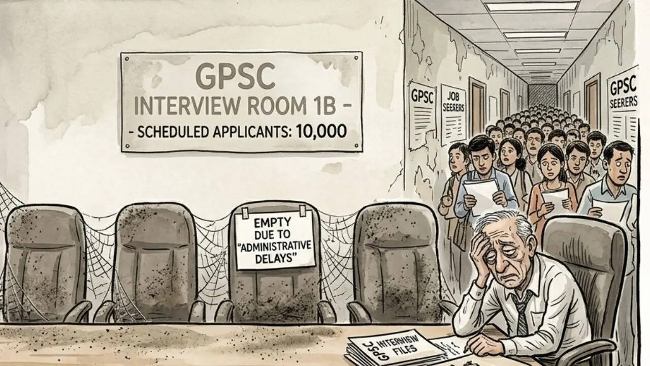 No more personal interviews at GPSC: Commission switches to group discussion due to member shortage