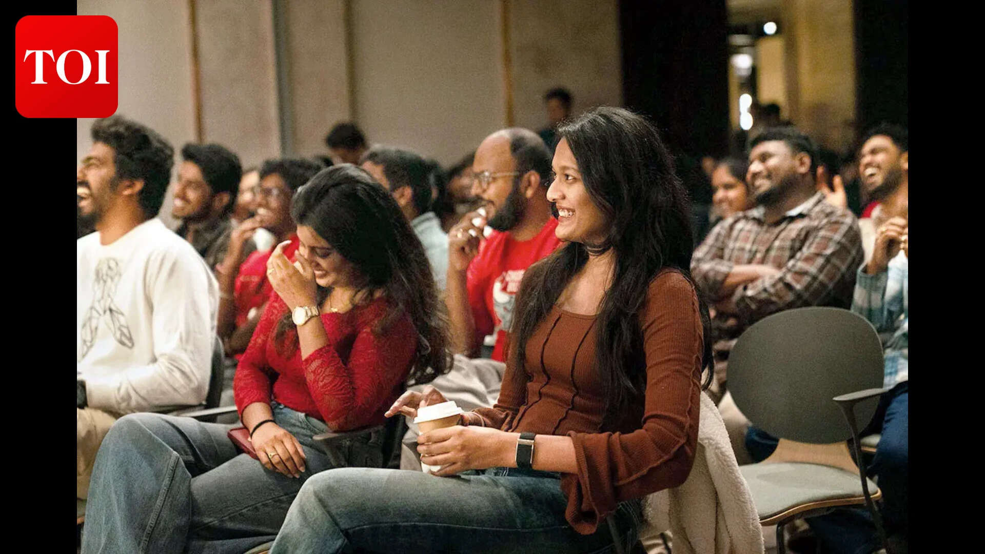 Crowd at communitie comedy festival