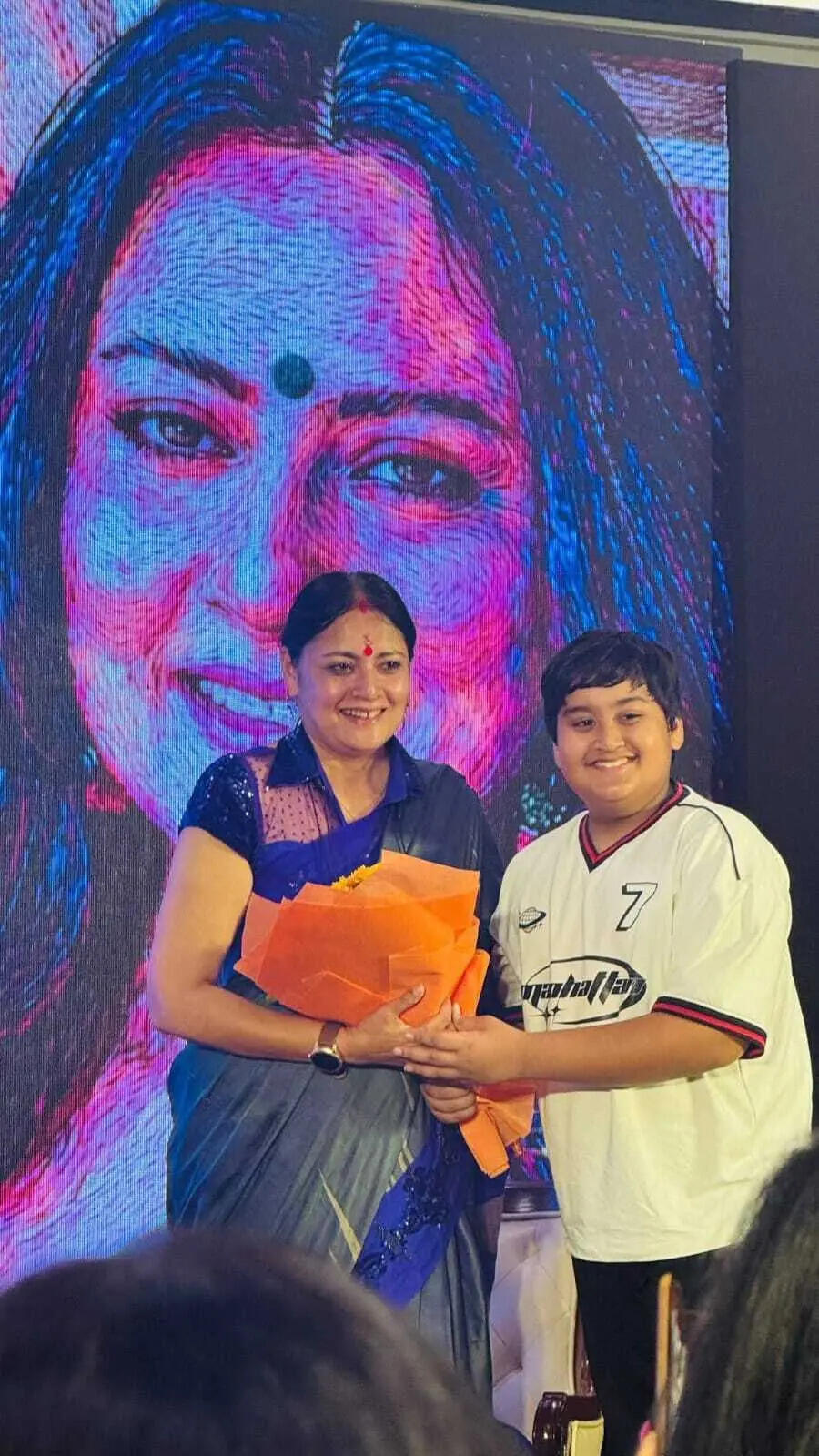 Agnimitra Paul with his son 562c01bc-b7e5-462f-9e3c-6f680cef63a0