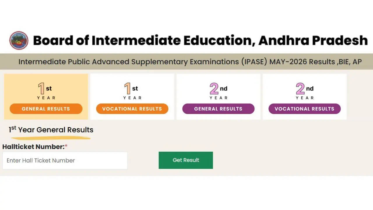 AP IPASE 2026 results out: Over 1.83 lakh students improve scores- Here's how to download
