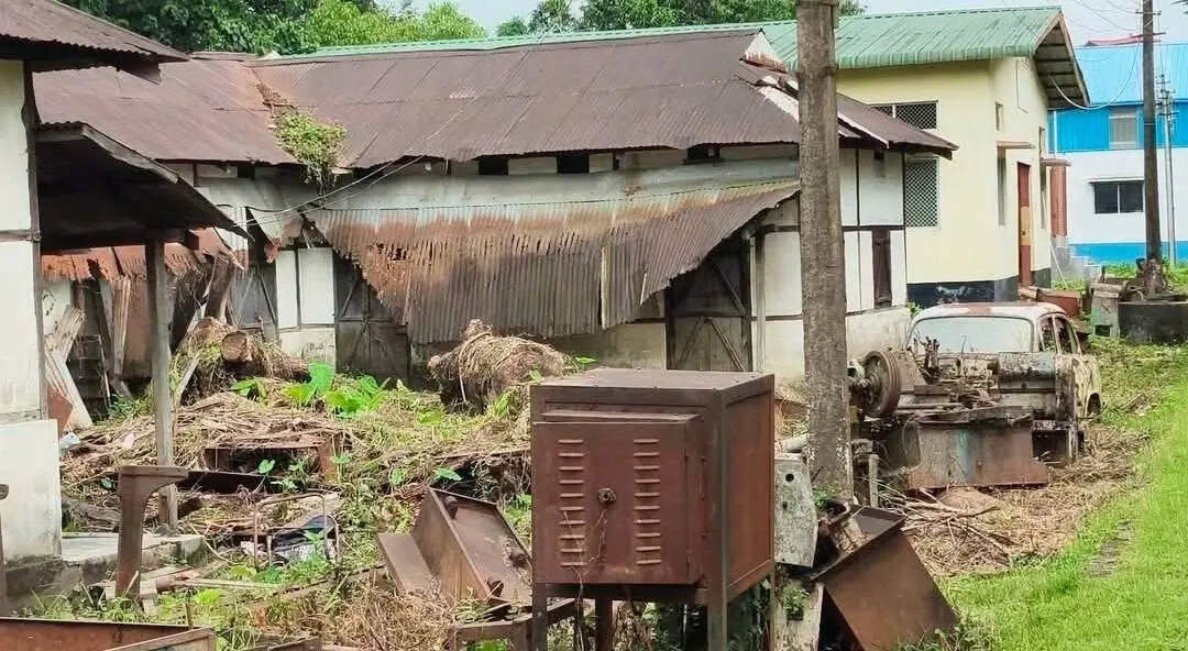 High-value training machinery and equipment suffered extensive damage due to the damp and unmaintained environment of the institution 6dc169bc-49dd-4d41-8cc5-1567b834ae1e_ITI_2.jpg