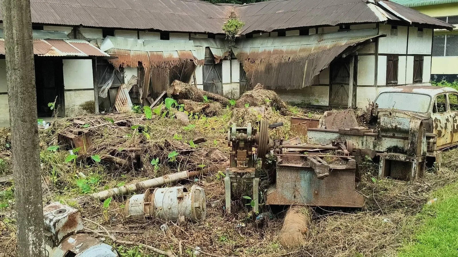 High-value training machinery and equipment suffered extensive damage due to the damp and unmaintained environment of the institution bd7e106e-9cd8-4156-8a3e-4ea574f2c664_ITI_3.jpg