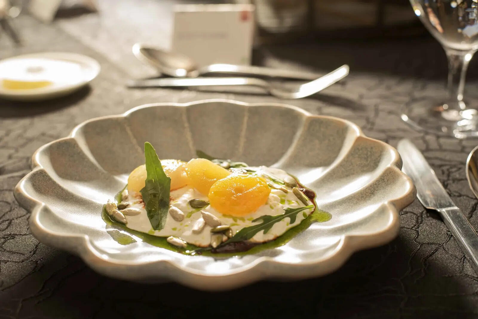 Apricot & nectarine chaat by Chef Ajay Chopra
