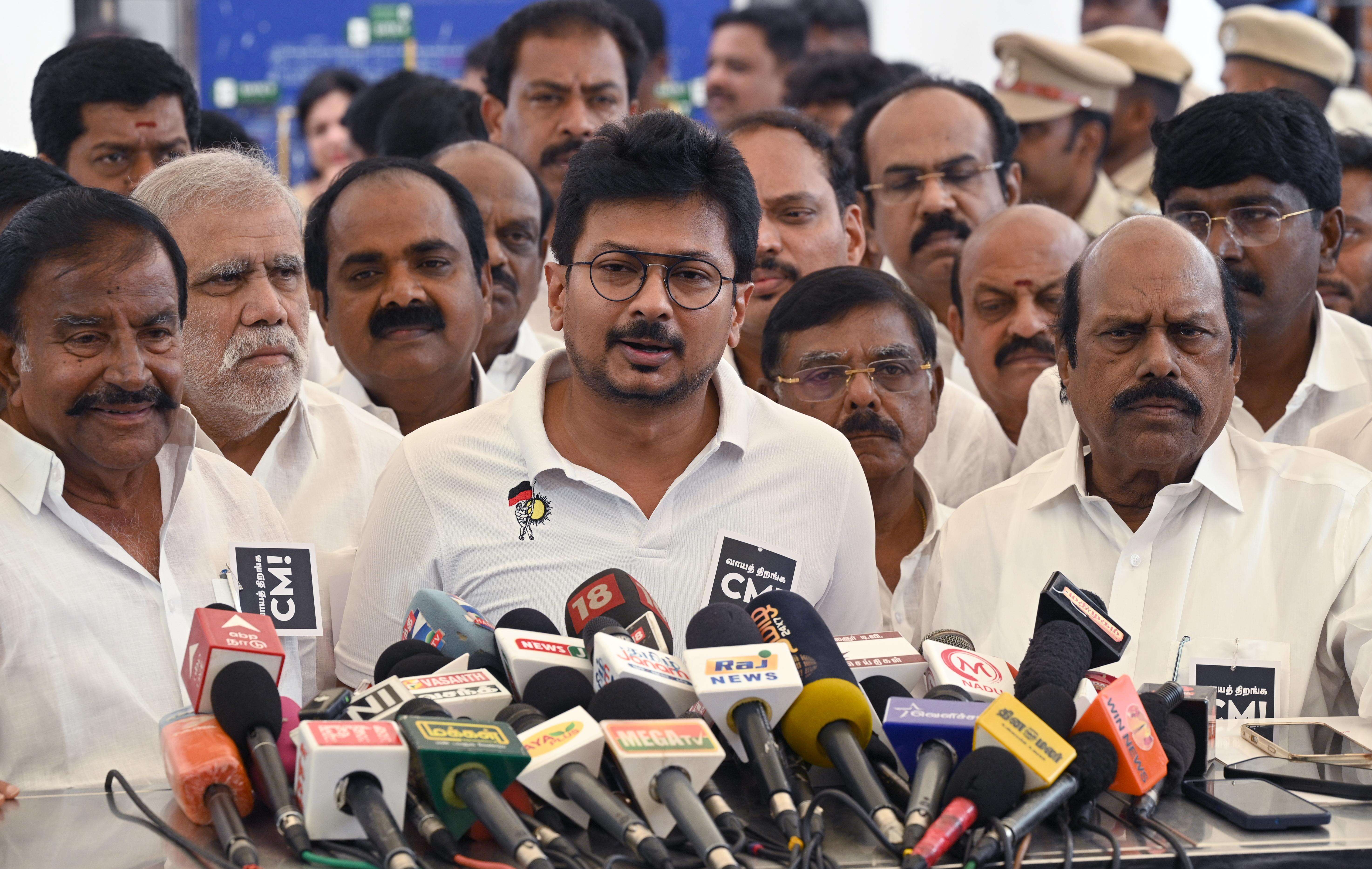 Udhayanidhi says governor’s address shows understanding between TVK and BJP