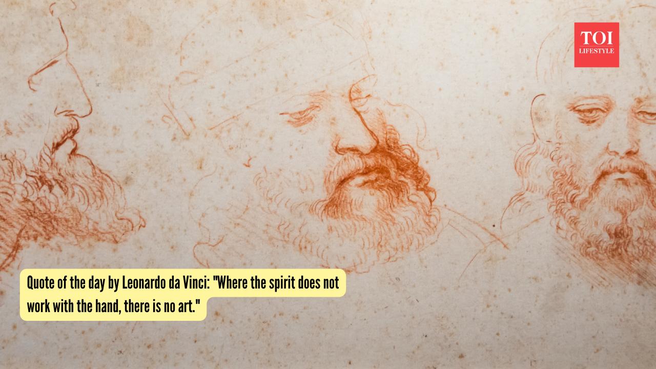 Quote of the day by Leonardo da Vinci Where the spirit does not work with the hand, there is no art.
