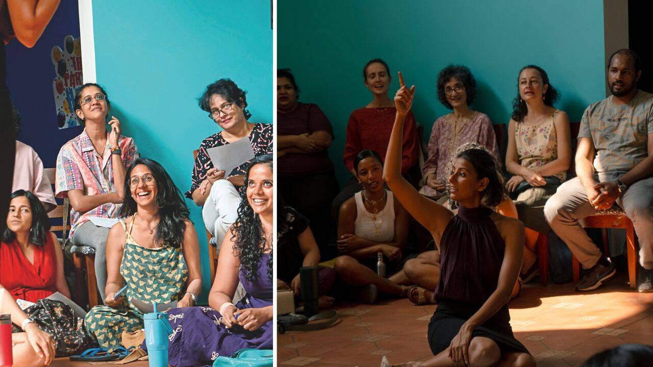 The appeal, participants say, lies in the fact that there is no pressure to perform. The focus is on participation, not perfection (Pics: @thestrangerschoir)