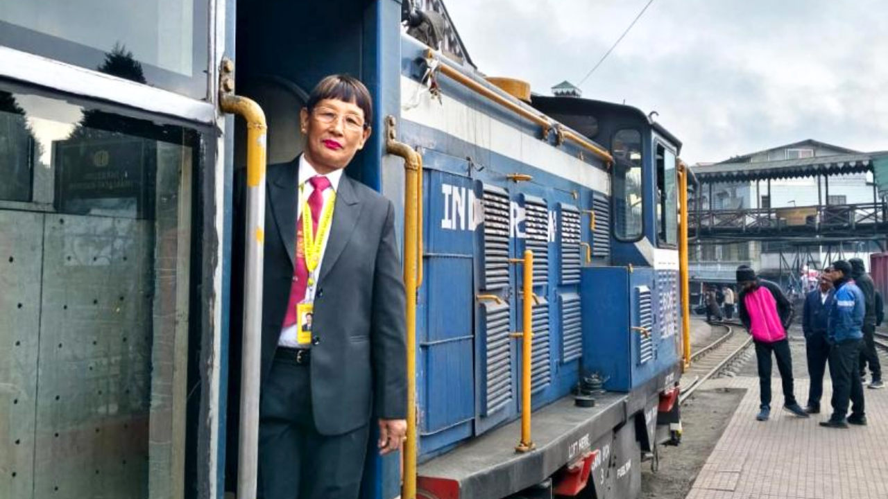 Sarita is the first woman Train Ticket Examiner (TTE) on the 146-year-old Darjeeling Himalayan Railway (DHR).
