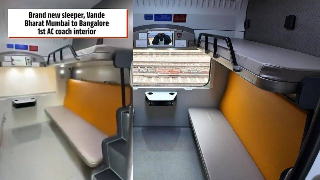 Vande Bharat Sleeper unveils new First AC coach for Mumbai–Bengaluru route