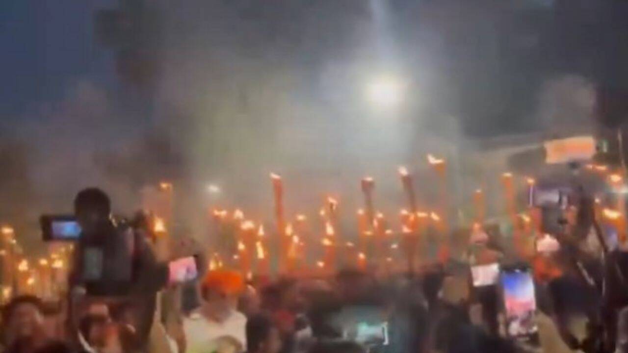 Watch: Hindus protest alleged desecration of Lord Ram photo by Islamist groups