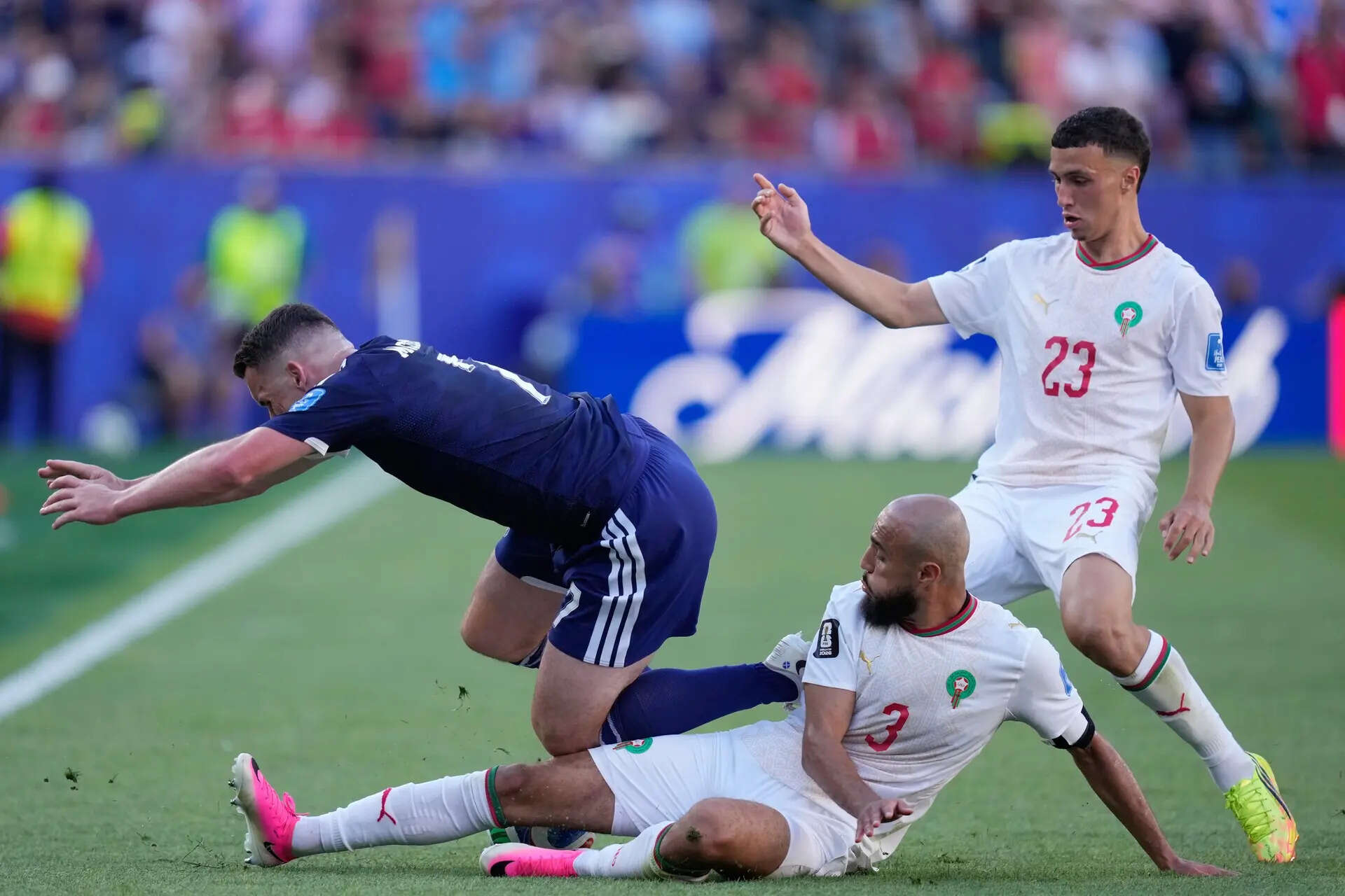 Morocco Scotland WCup Soccer