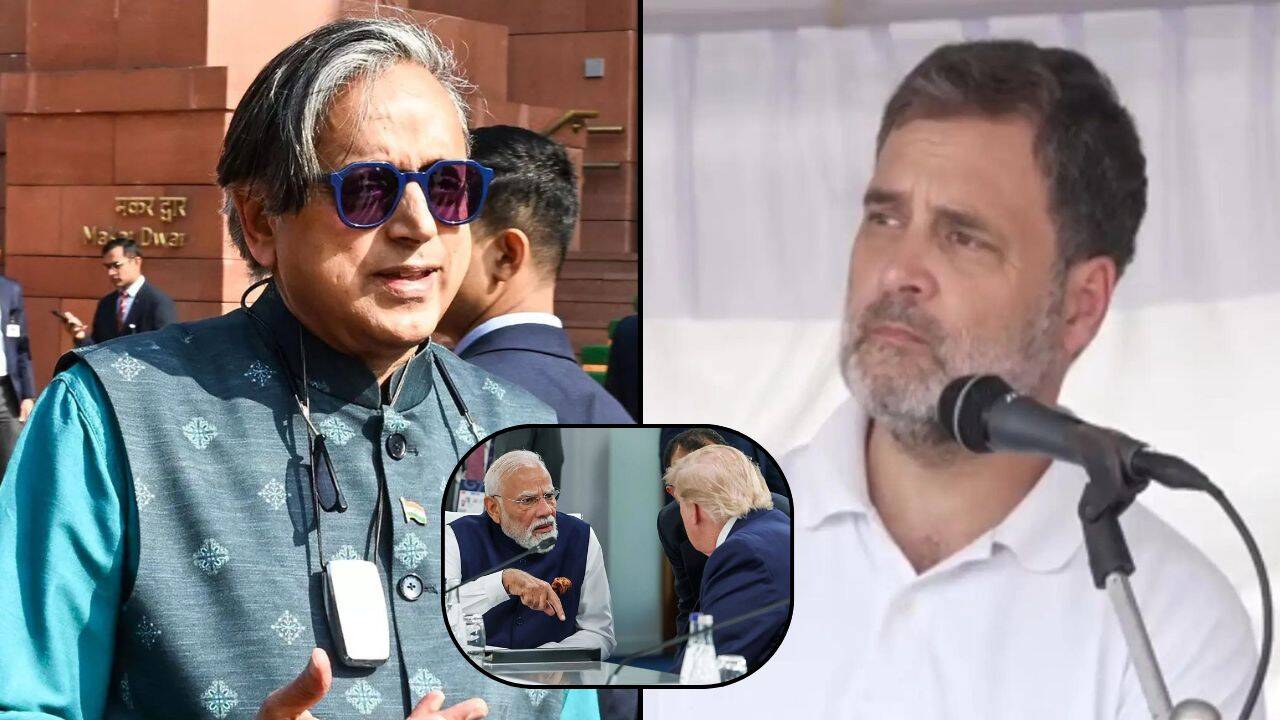'Rahul Gandhi exposed': BJP targets Congress leader after Shashi Tharoor's PM Modi praise over Trump meet