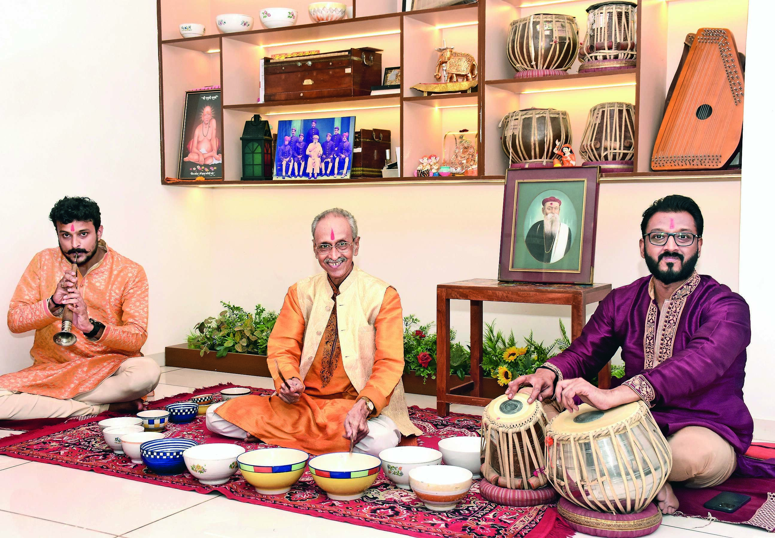 Dattatray with Aalap and Rushabh