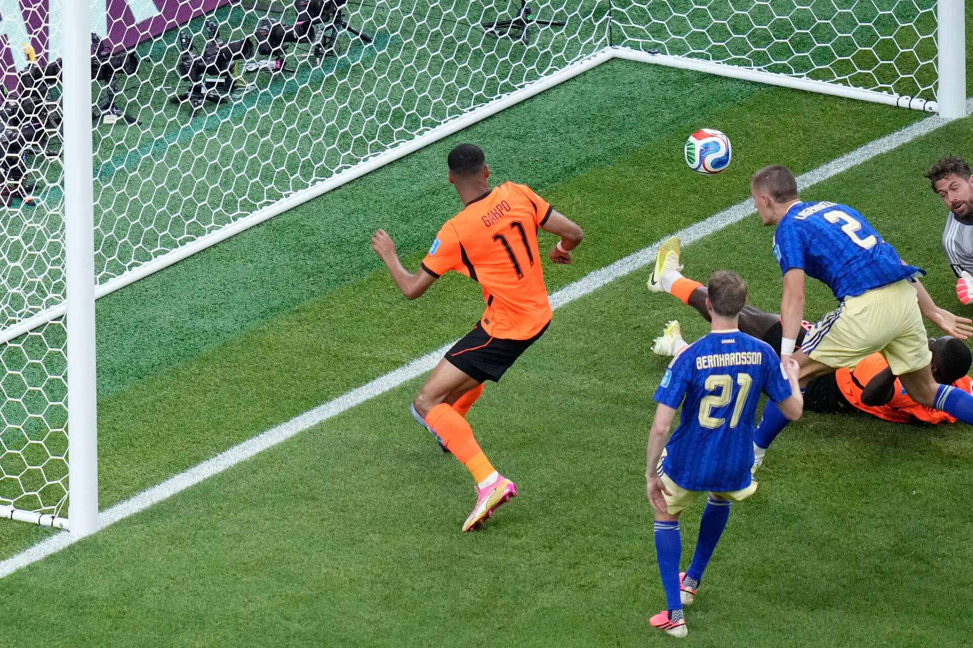 Sweden Netherlands WCup Soccer
