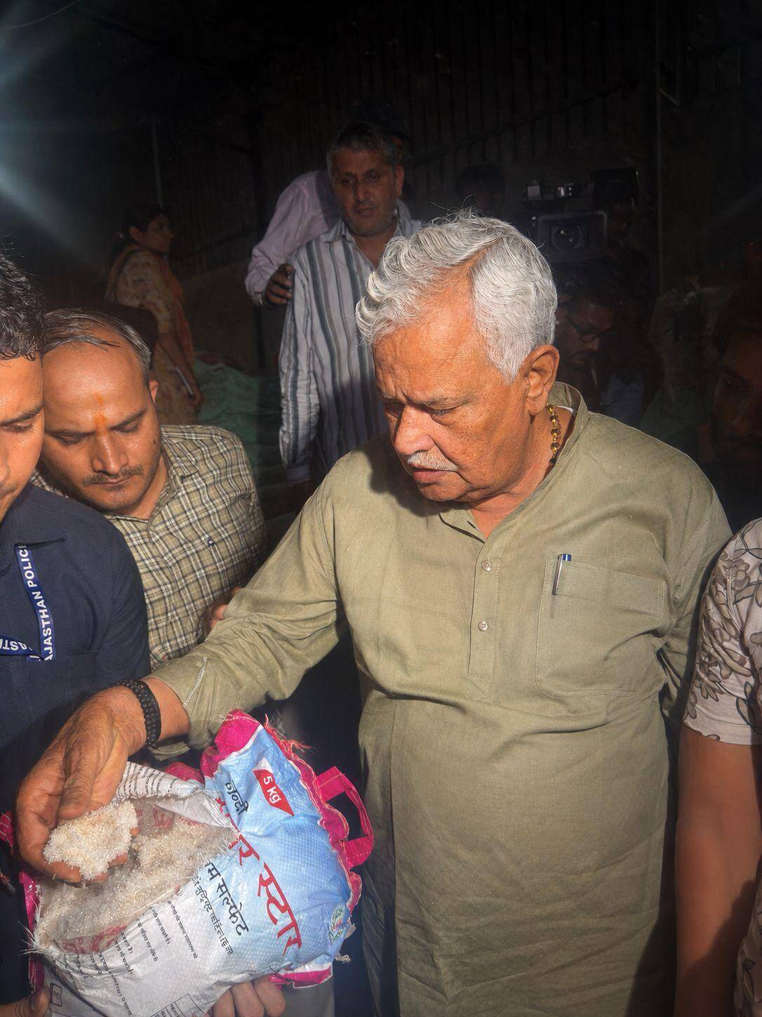 Dr Kirori Lal Meena, state agriculture minister in action again on Saturday when he raided some factories at Vishwakarma Industrial Area in Jaipur (TOI) (2).jpeg