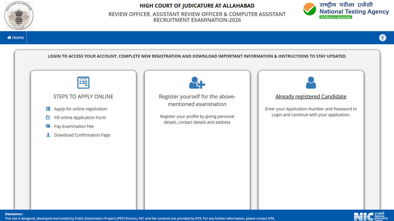 Allahabad High Court RO, ARO recruitment 2026: Application window for 543 posts closes today: Direct link
