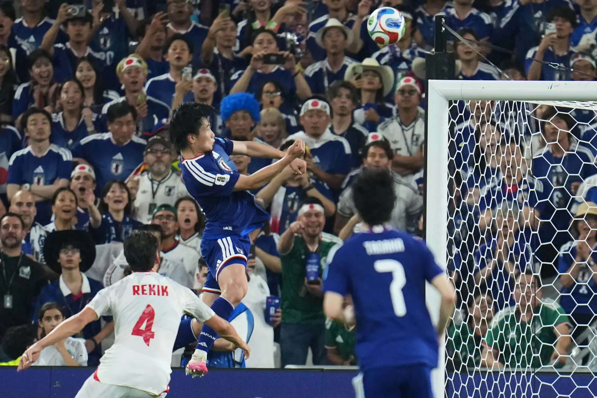 Ayase Ueda scores twice in Japan’s 4-0 win against Tunisia in 1,000th men's World Cup match