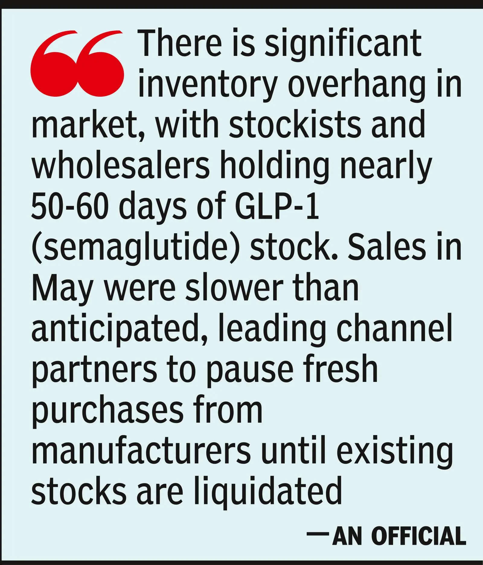 After initial rush, semaglutide mkt saddled with 100cr excess stock