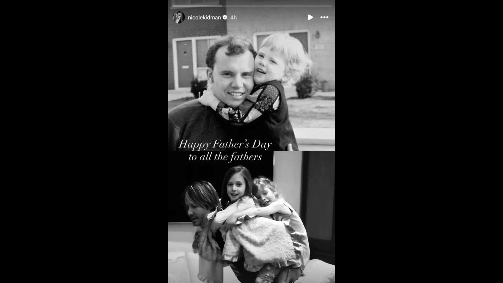 Nicole Kidman on Father's Day