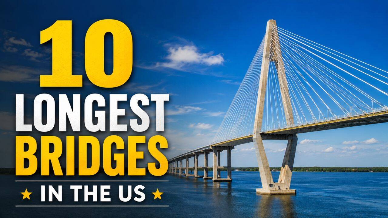 10 longest bridges in the US: From the Lake Pontchartrain Causeway to the Seven Mile Bridge