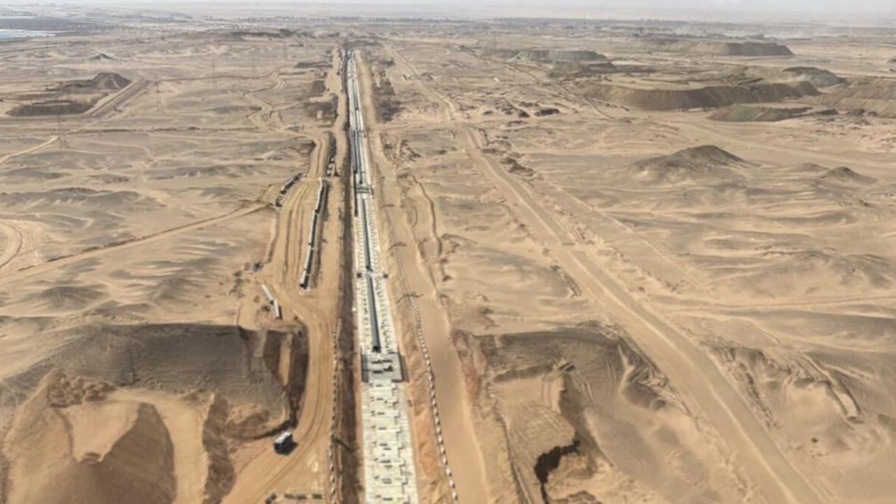 Artist's impression of The Line, the 170-km-long linear city at the heart of Saudi Arabia's NEOM project. (Image: NEOM)