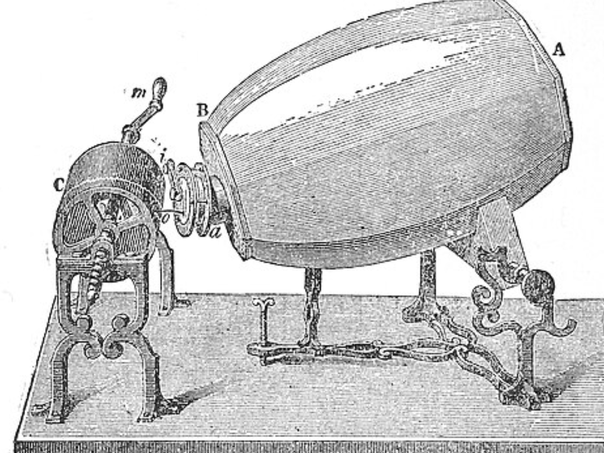 Wikipedia Illustration of a phonautograph
