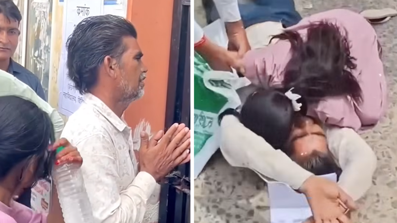 Father breaks down as daughter misses NEET re-exam; her response wins hearts
