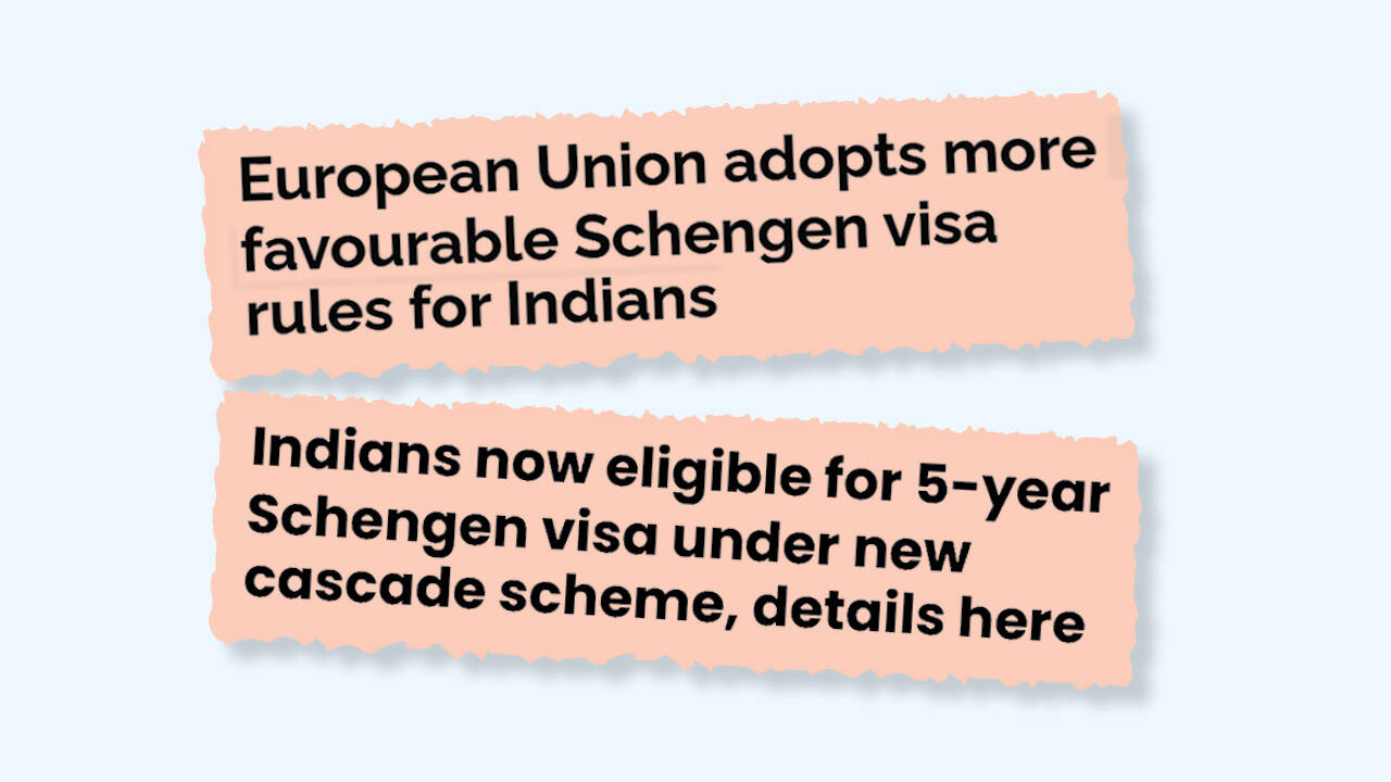 According to the newly adopted visa “cascade” regime for India, Indian nationals can now be issued long-term, multi-entry Schengen visas valid for two years after having obtained and lawfully used two visas within the previous three years