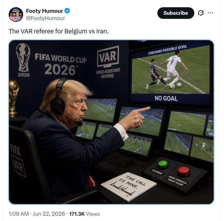 VAR REFEREE VS IRAN