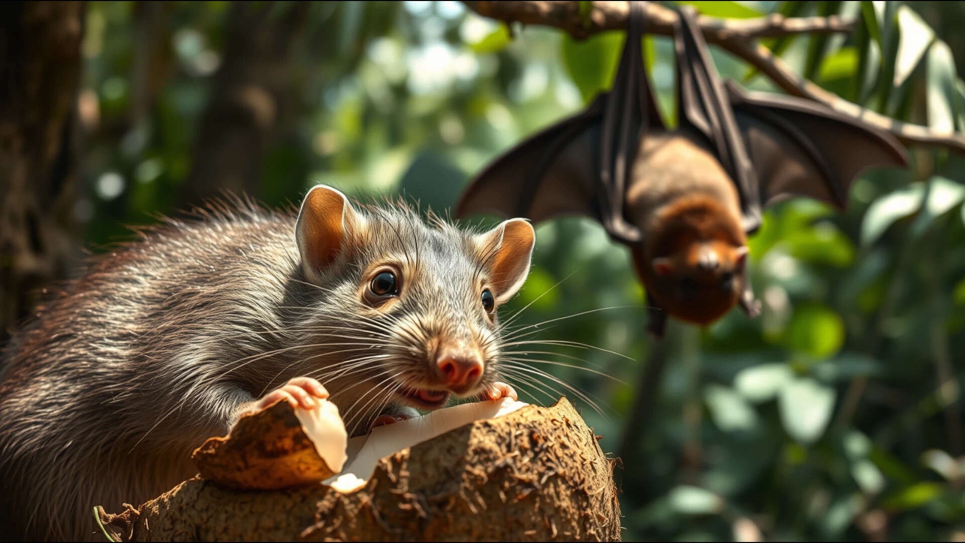 Maldivian wisdom of the day on exploitation, injustice: The rat gnaws into the young coconut, the bat drinks the water