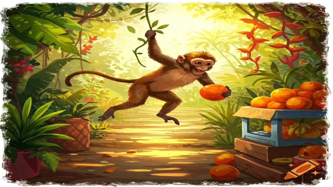 Proverb of the day from Jataka tales: ‘The monkey who reaches for every fruit rarely enjoys one’ – A proverb on focus and contentment