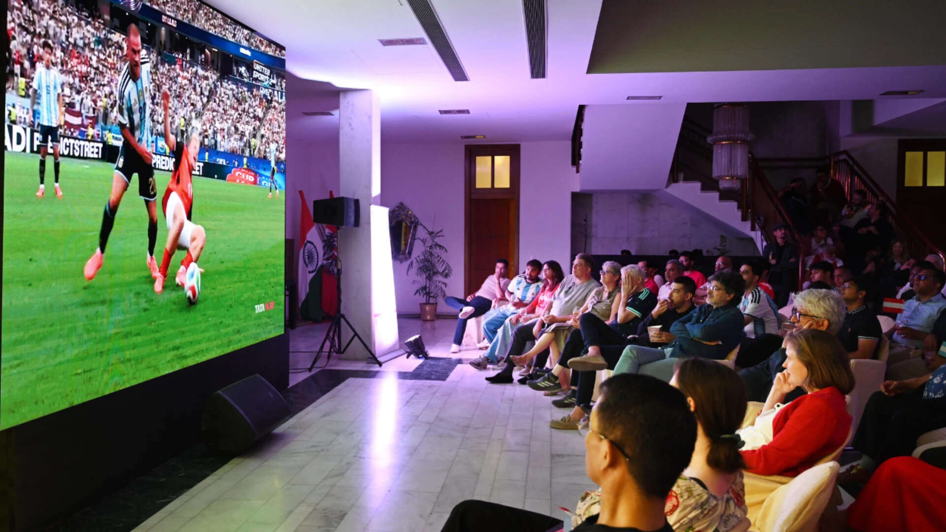 Austrian embassy hosts FIFA fan zone in Delhi for Austria vs Argentina match