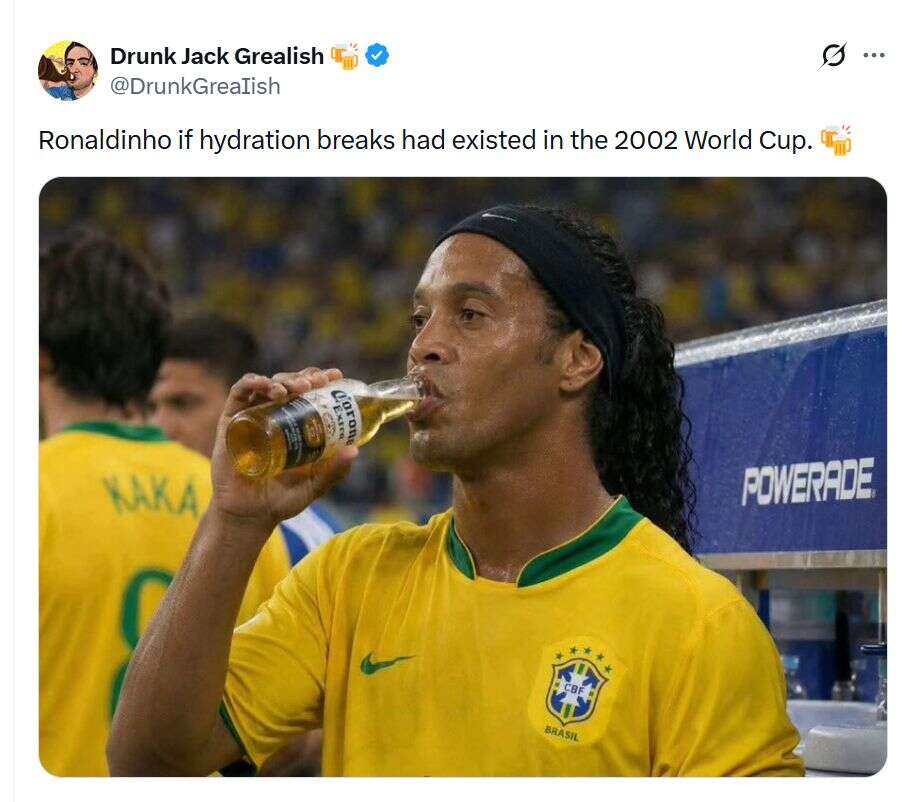 Hydration Break featuring Ronaldinho