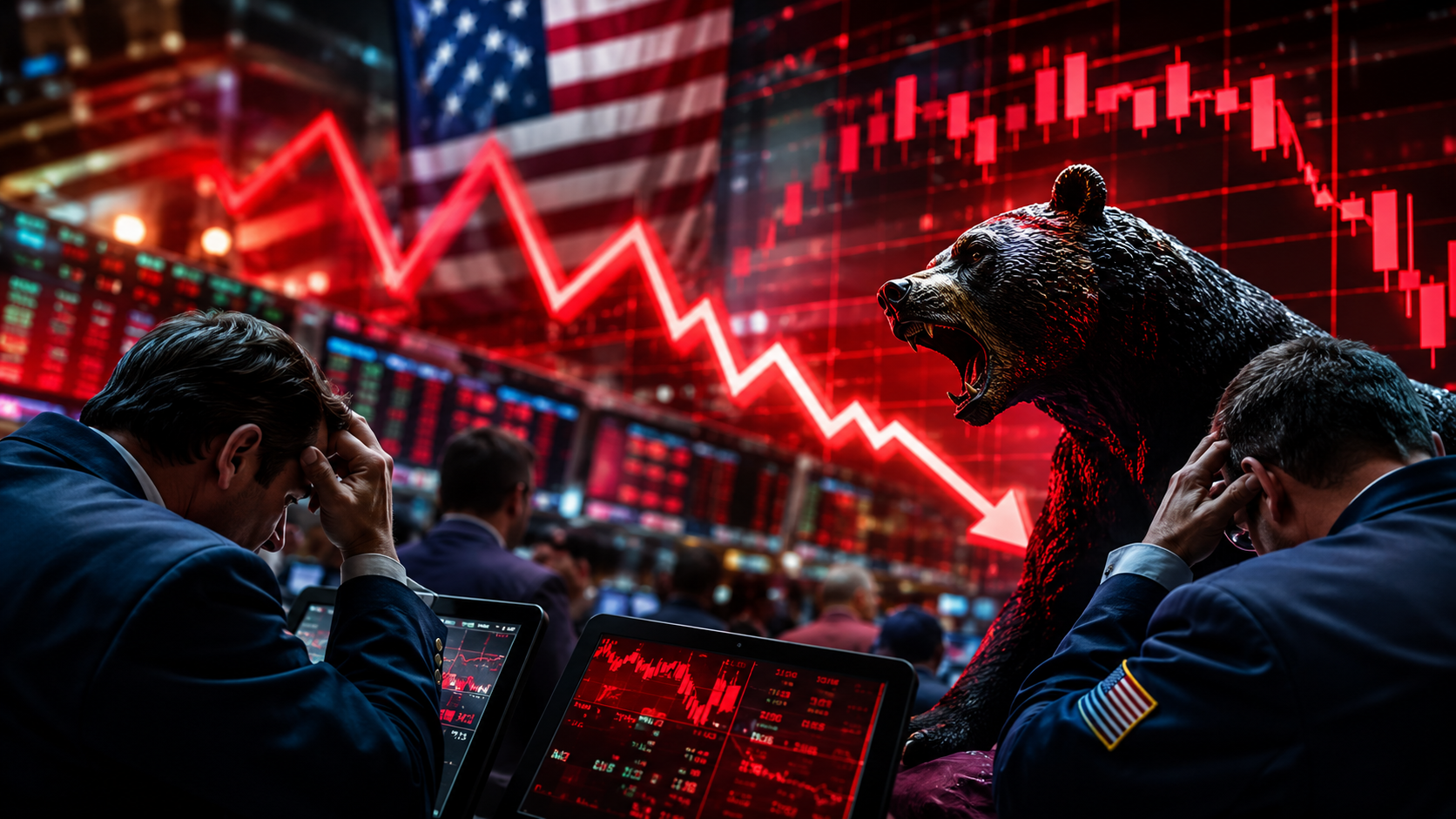 US stocks slide as IT sell-off deepens, Nasdaq trims over 2%, Dow Jones falls 750 points