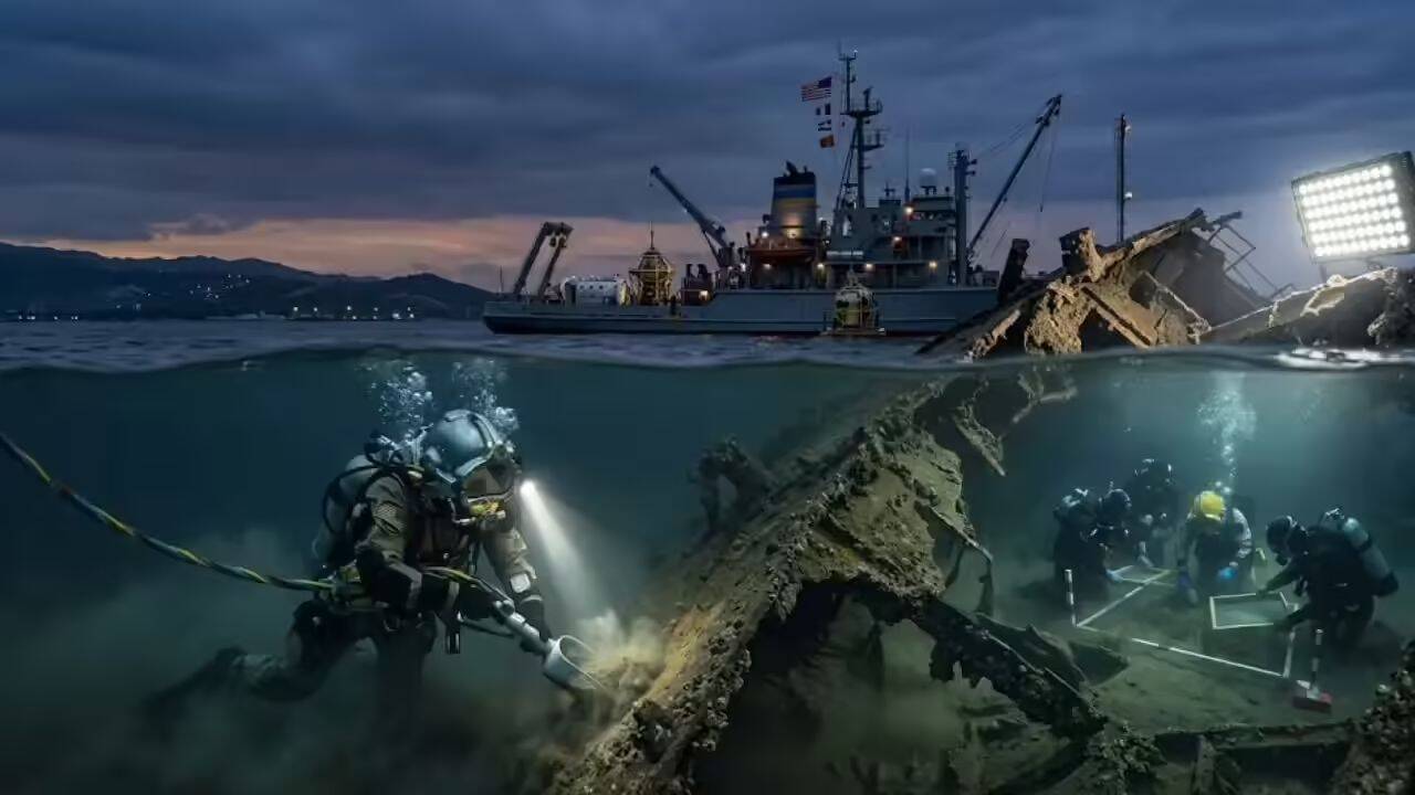 The lost Hellship of 1944 finally found beneath 160 feet of ocean depths