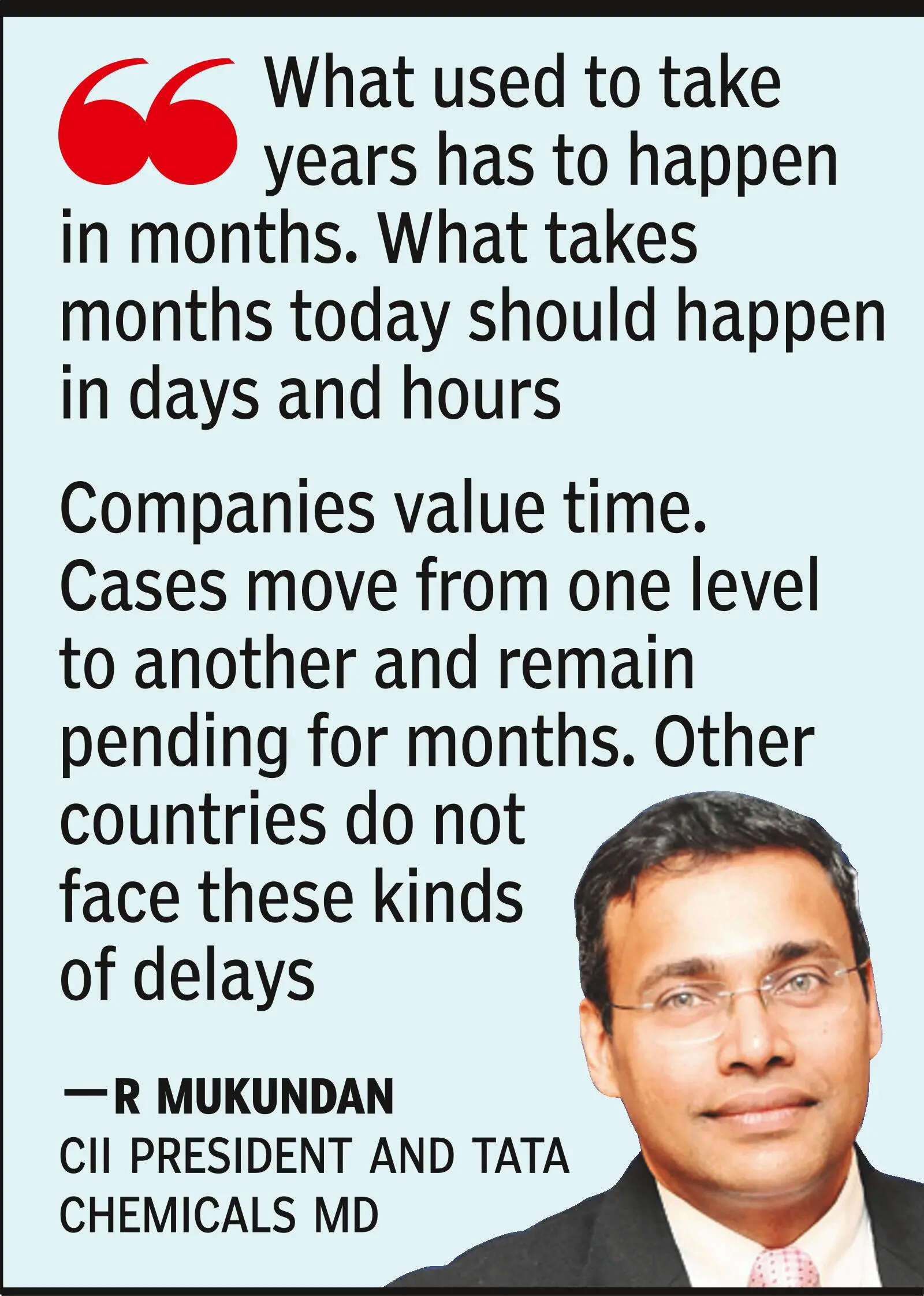 ‘India needs speed, not just ease of doing biz’
