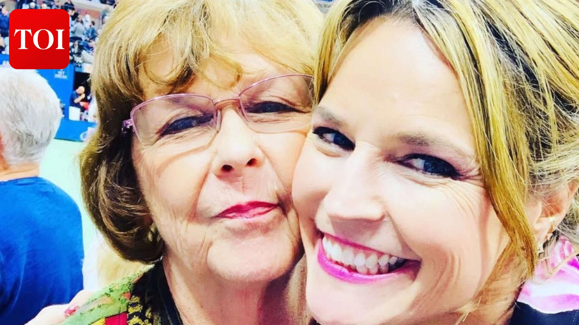 Savannah Guthrie stands by her mother Nancy Guthrie<br>