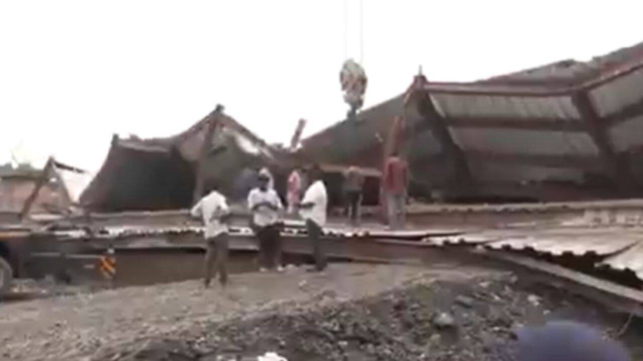 Kolkata warehouse roof collapses during construction, several feared trapped
