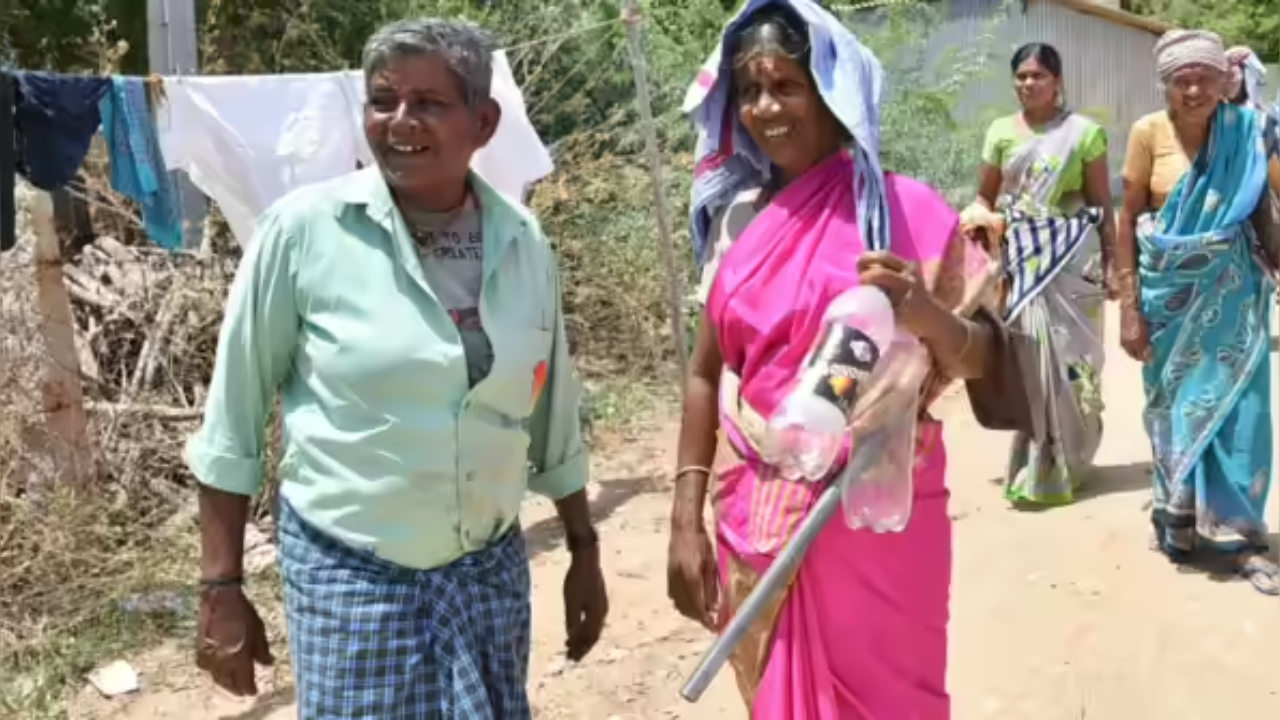 ‘Muthu Master’ continues to live in her home village of Kattunaickkanpatti in Tamil Nadu (File photo)